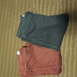 2 Pair Vintage American Apparel Easy Jeans size S.